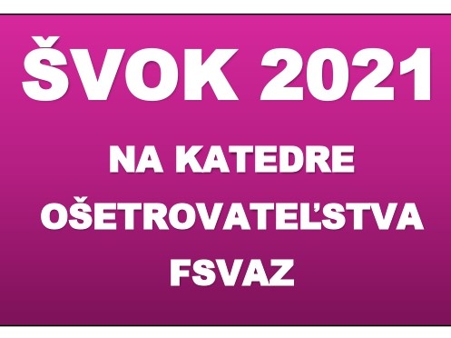 ŠVOK v odbore Ošetrovateľstvo tento rok počas Svetového dňa kreativity a inovácií